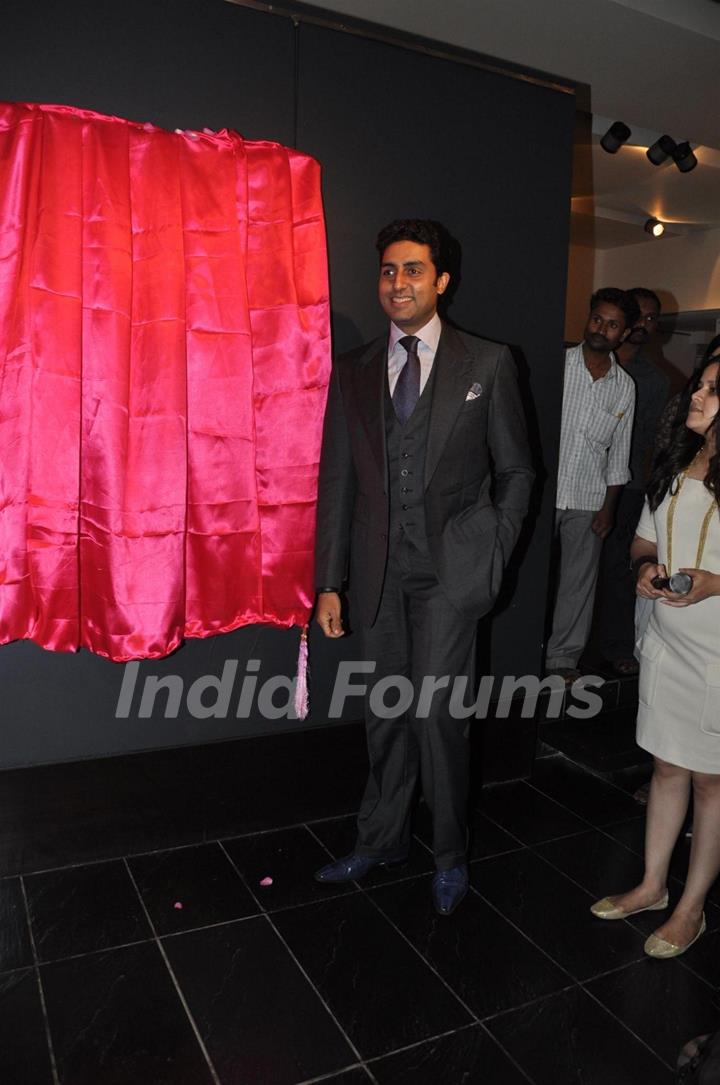 Abhishek Bachchan inaugurated Radhika Goenka's art exhibition