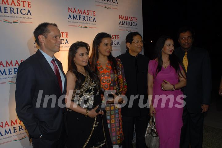 Rani Mukherjee At Namastey America Obama Event