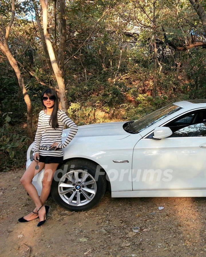 Nia sharma on outdoor shoots