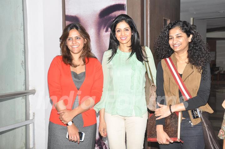 Sridevi and Gauri Shinde at Whistling Woods International