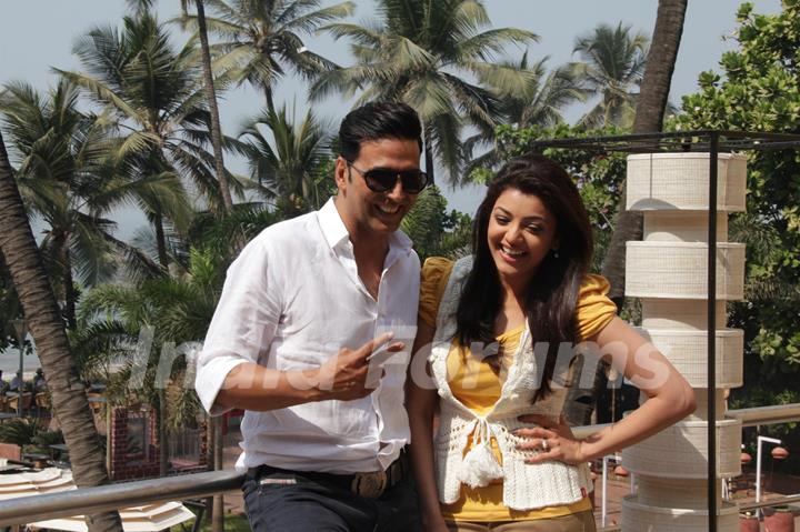 Akshay Kumar, Kajal Aggarwal promote 'Special 26'