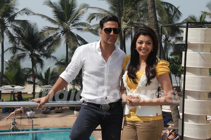 Akshay Kumar, Kajal Aggarwal promote 'Special 26'