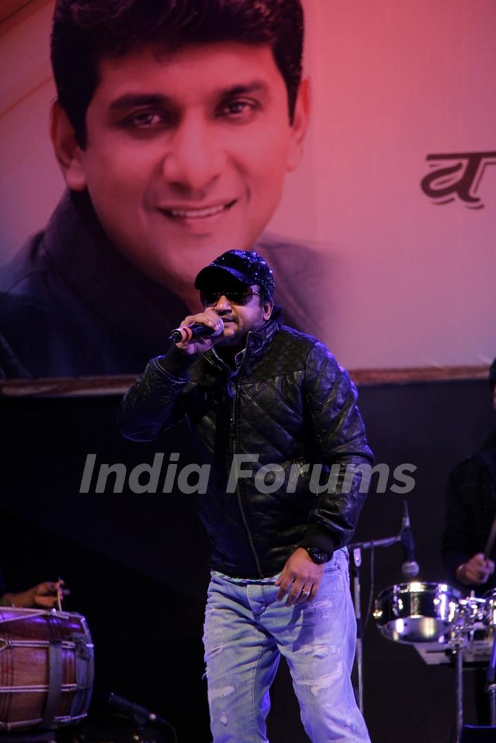 Music Duo Sajid Wajid performing at the Malad Sports Festival Closing Ceremony in Mumbai