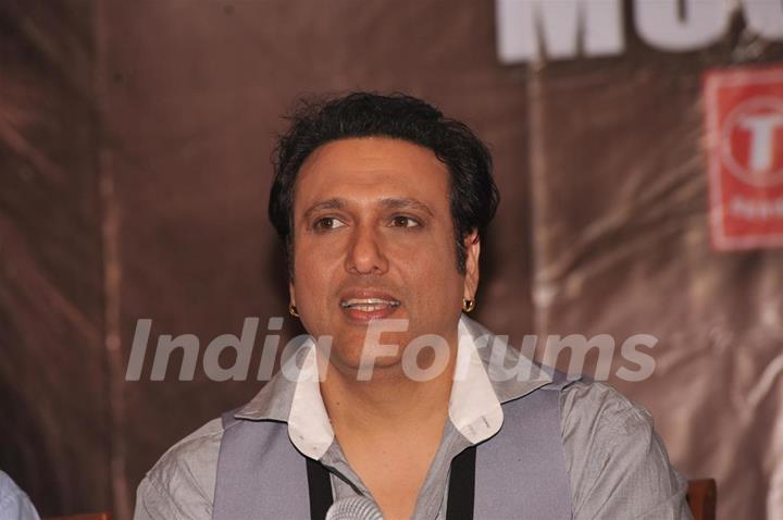 Govinda at the press meet of Deewana Main Deewana