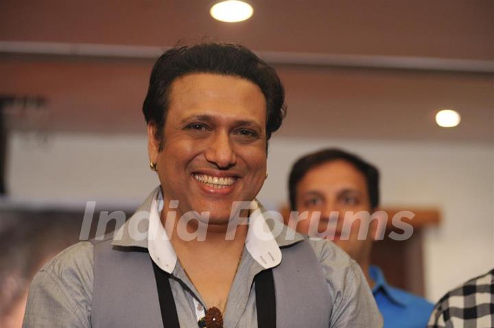 Govinda at the press meet of Deewana Main Deewana