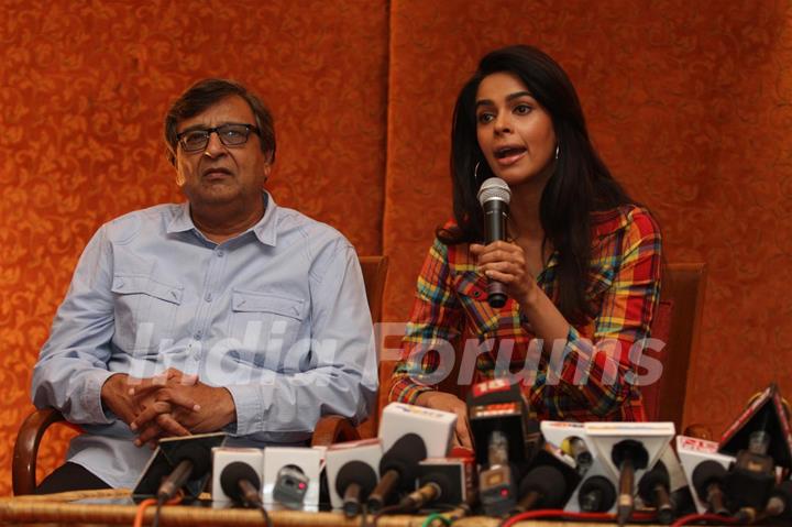 Mallika Sherwat at Press Meet of Film 'Dirty Politics'