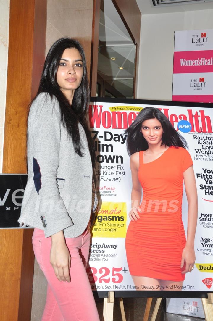 Bollywood actress Diana Penty launches latest issue of The India Today Group's Women Health Magazine at Hotel Lalit in Andheri, Mumbai