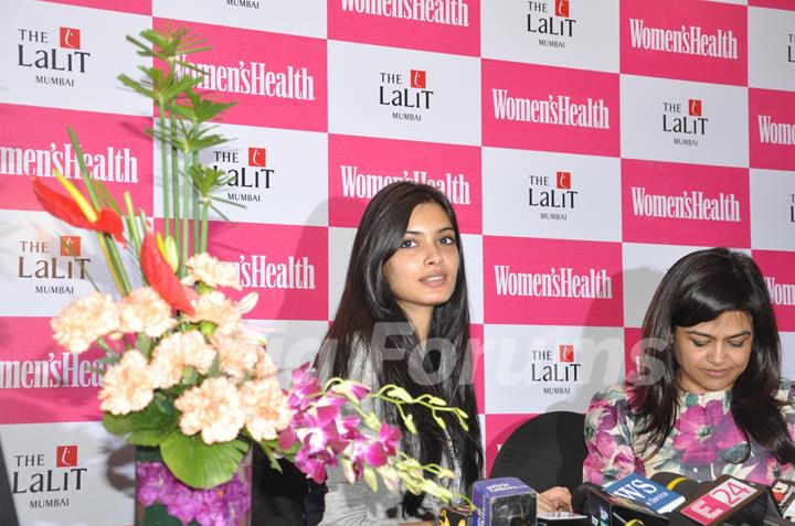 Bollywood actress Diana Penty launches latest issue of The India Today Group's Women Health Magazine at Hotel Lalit in Andheri, Mumbai