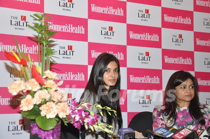 Bollywood actress Diana Penty launches latest issue of The India Today Group's Women Health Magazine at Hotel Lalit in Andheri, Mumbai