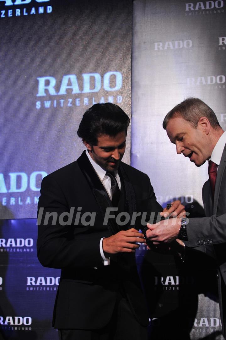 Hrithik Roshan announced as Rado's ambassador