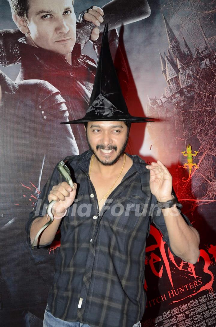 Bollywood actor Shreyas Talpade at the screening of 3D film Hansel and Gretel in PVR Juhu, Mumbai on Wednesday, January 30th, evening.