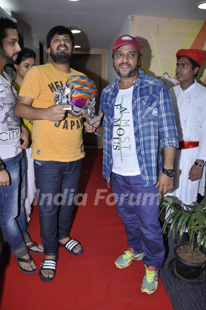 Music director duo Sajid-Wajid Ali at a musical festival 'Musical-E-Azam' season 5 by Radio City 91.1FM in Bandra, Mumbai on Wednesday, January 30th, evening.