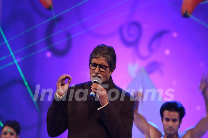 Amitabh Bachchan performs at the Global Sounds Of Peace Concert