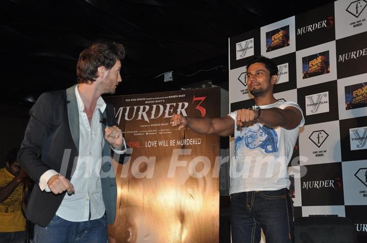 Film Murder 3 promotions with Lior Burchard