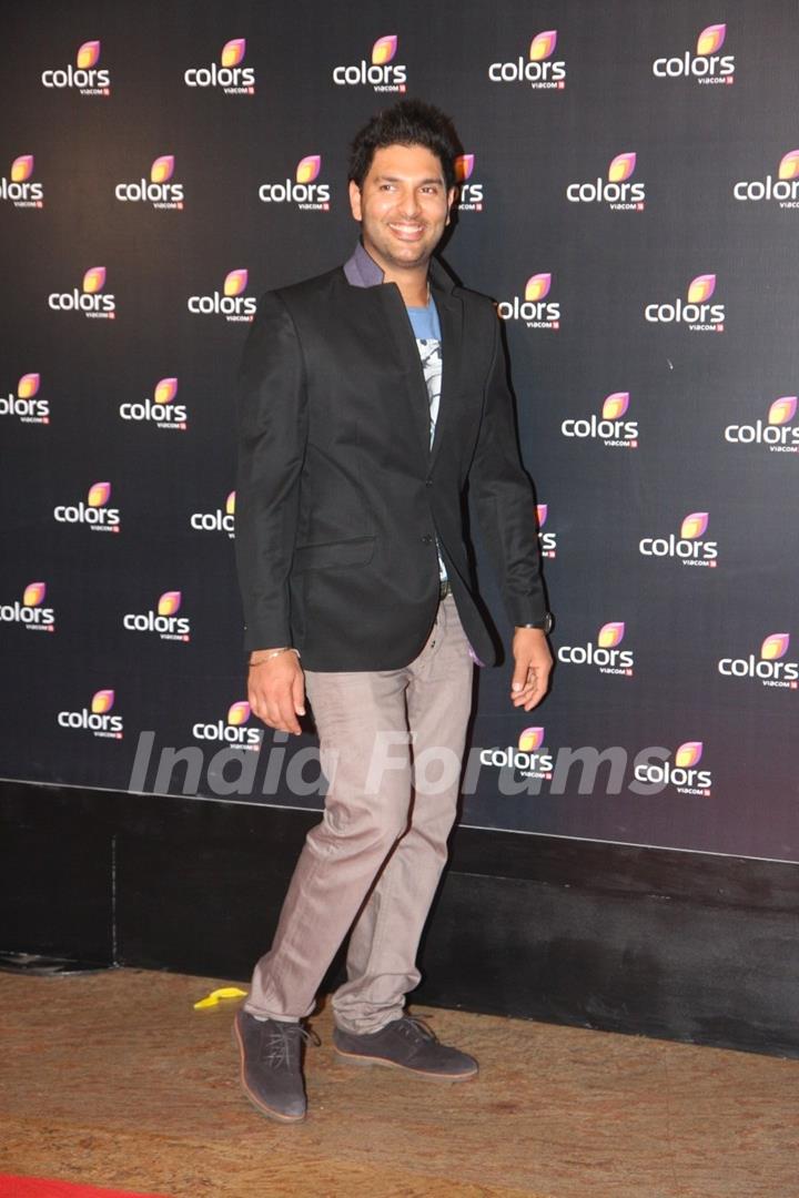 Yuvraj Singh at the 4th anniversary party of COLORS Channel