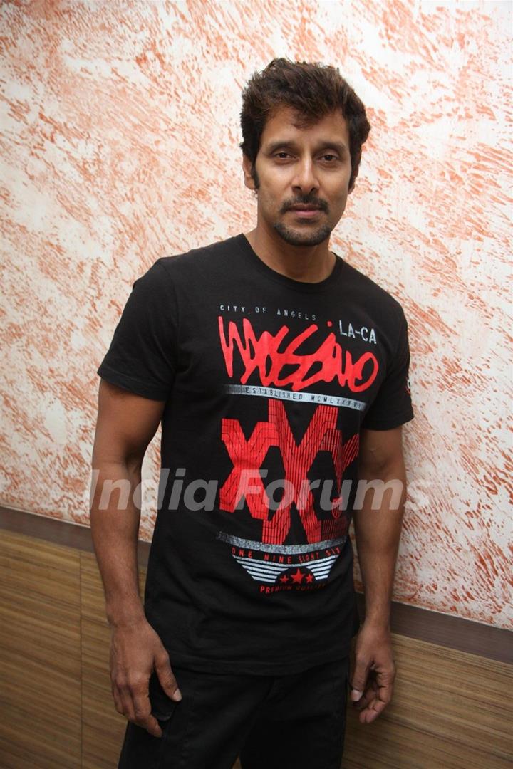 South Indian Bollywood Actor Vikram pose during the press meet of promotion of film