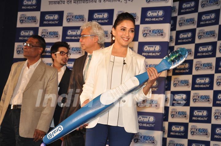 Madhuri Dixit At Oral-b Dental Camp