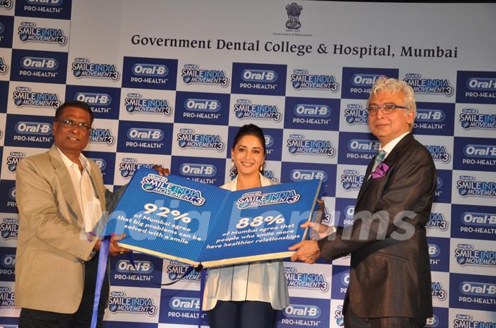 Madhuri Dixit At Oral-b Dental Camp