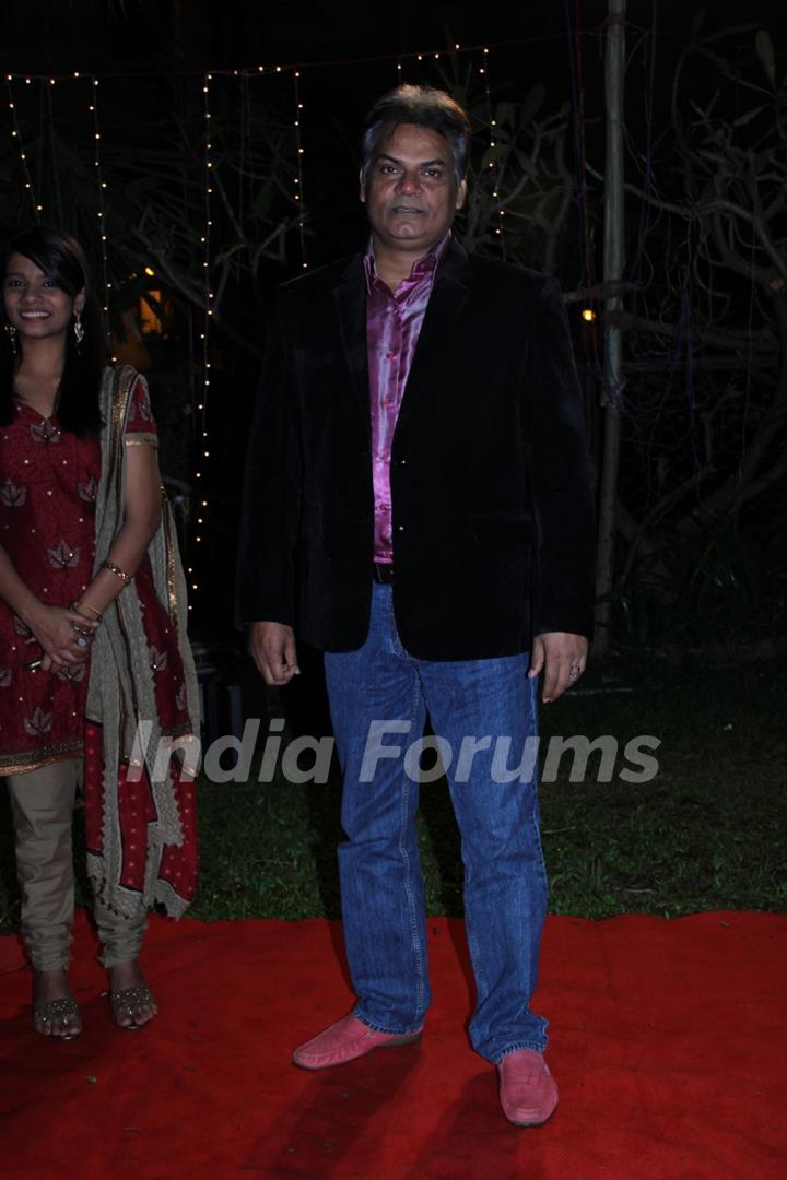 Wedding reception of Veteran actor Aanjjan Srivastav’s son Abhishek Srivastav