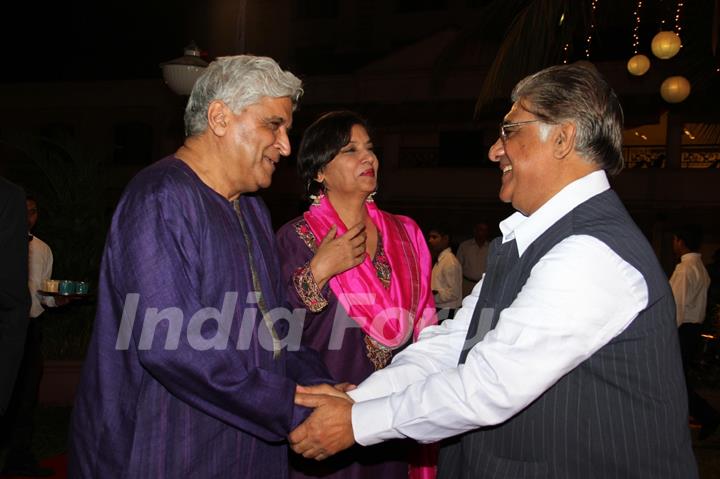 Wedding reception of Veteran actor Aanjjan Srivastav’s son Abhishek Srivastav