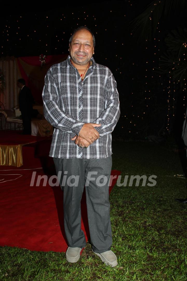 Wedding reception of Veteran actor Aanjjan Srivastav’s son Abhishek Srivastav