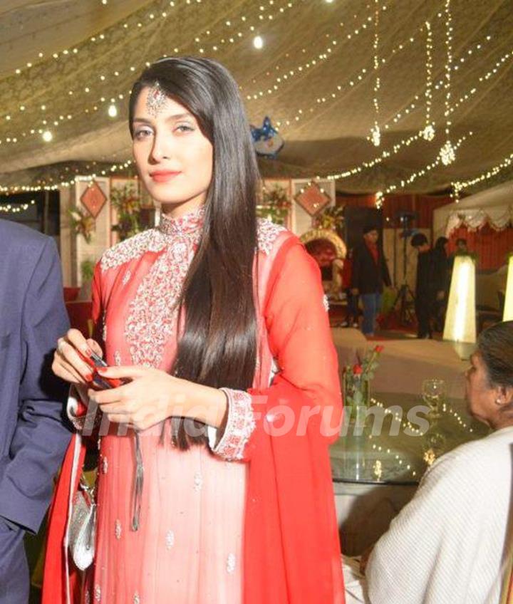 Aiza Khan At A Wedding