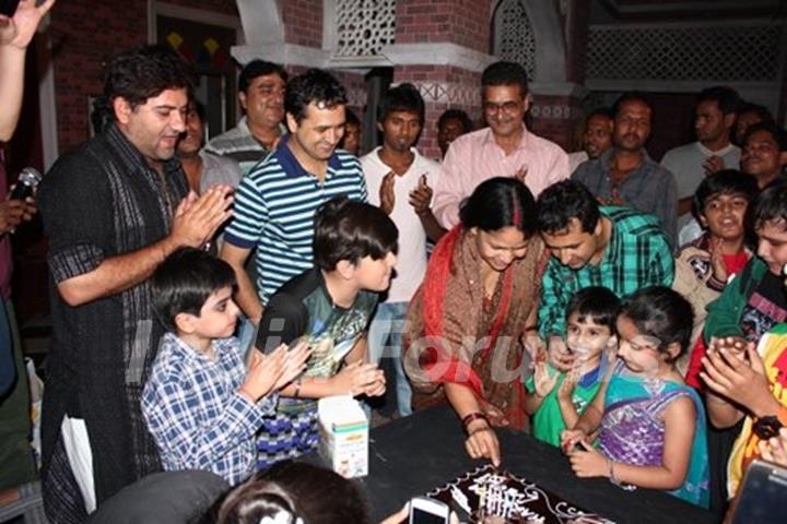 Team of Veera celebrating Veera's birthday