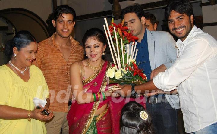 Ankita Sharma birthday on the set