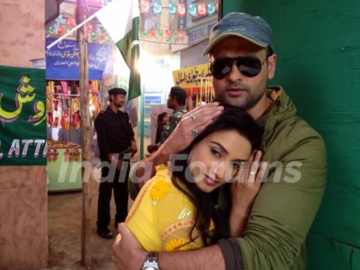 Rati Pandey and Rohit Roy