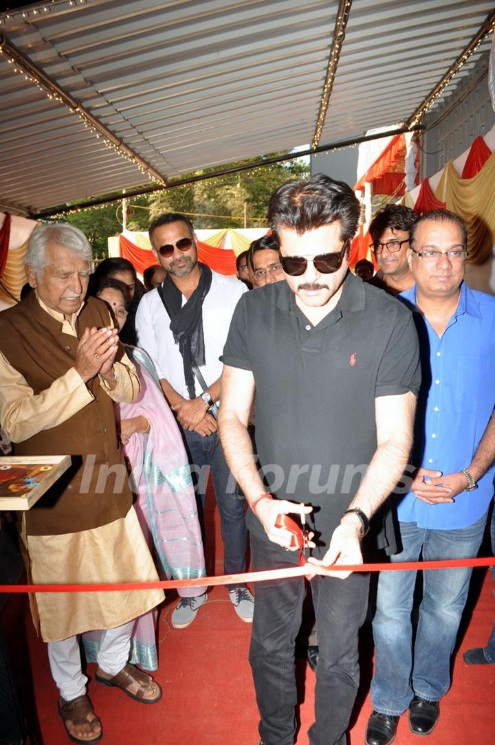 Anil Kapoor & Ajinkya deo together spotted at a social cause