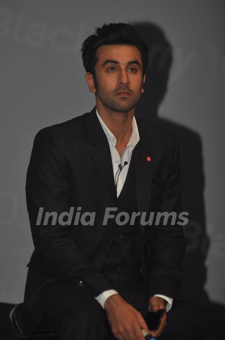 Ranbir Kapoor at the launch of BlackBerry Z10 in India