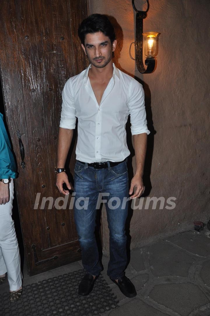 Sushant Singh Rajput at Success bash of 'Kai Po Che!'