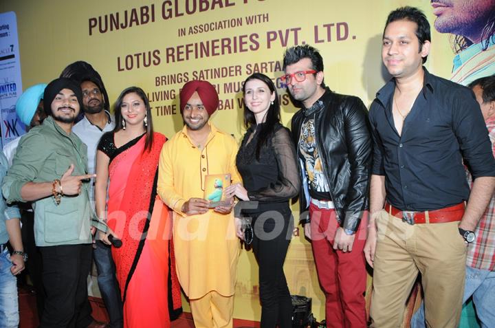 Celebs at launch of album `Afsaaney Sartaaj De` by Satinder Sartaaj at the Sheesha Sky Lounge