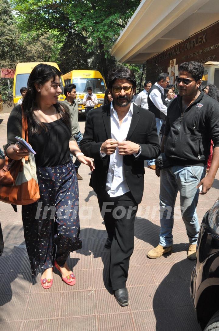 Film Jolly Llb Promotion at Law Collage Bandra