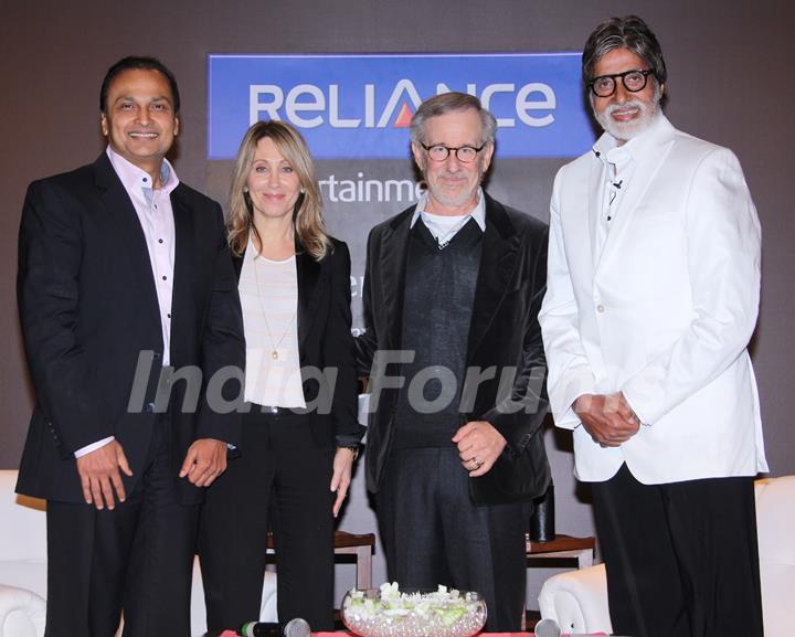 Steven Spielberg in a conversation with Amitabh Bachchan