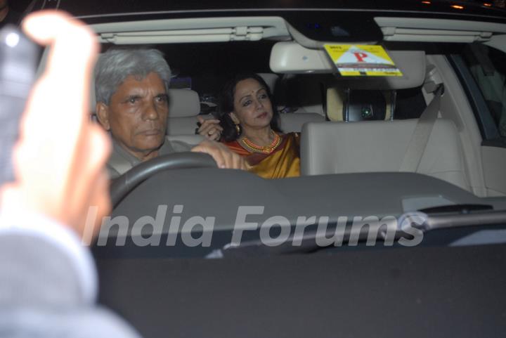 Hema Malini attend Ambani's bash for Steven Spielberg