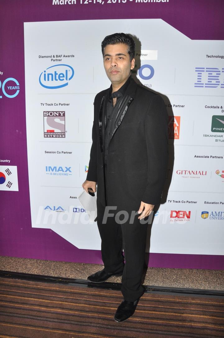 Karan Johar at the inauguration of FICCI Frames 2013