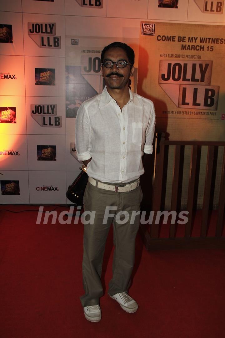 Vrajesh Hirjee at Premiere of movie Jolly LLB