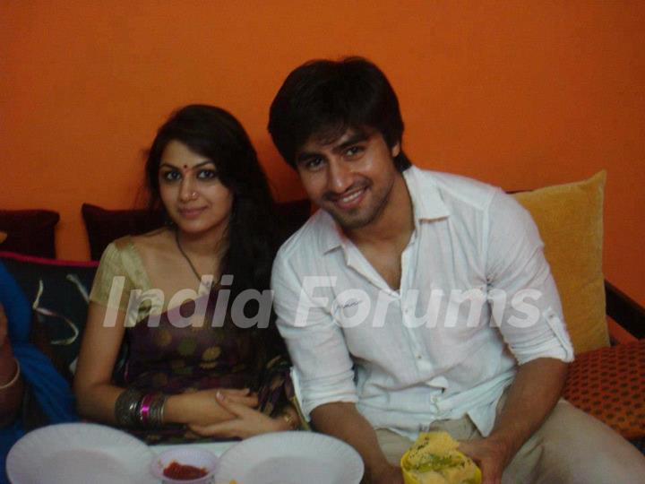 Harshad Chopda and Sriti Jha