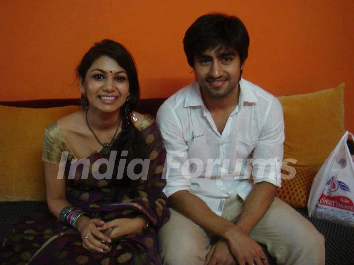 Harshad Chopda and Sriti Jha