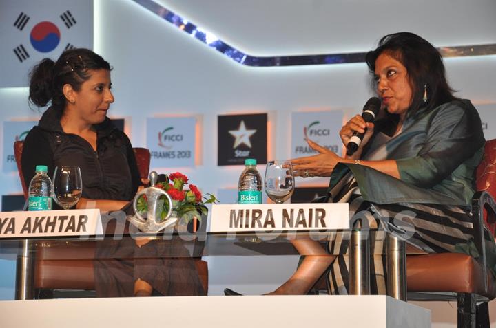 Zoya Akhtar and Mira Nair at FICCI Frames 2013