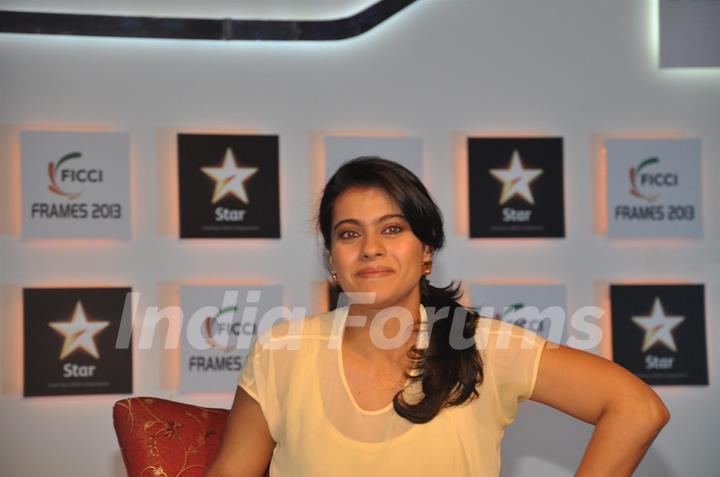 Kajol Devgn at FICCI Frames 2013