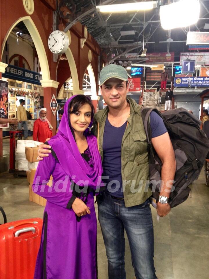 Rati Pandey and Rohit Roy