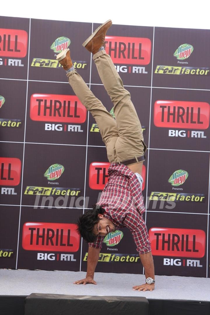 Vidyut Jamwal at Channel BIG RTL Thrill launch