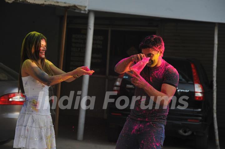 Festival of colours Holi for save Water campaign and safe Holi