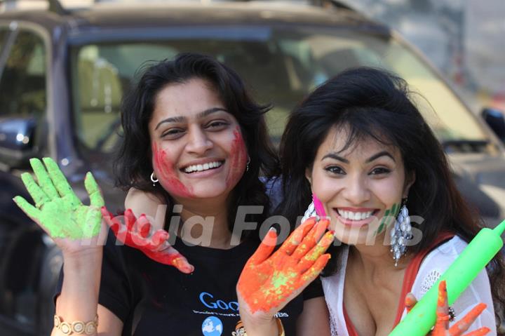 Festival of colours Holi for save Water campaign and safe Holi