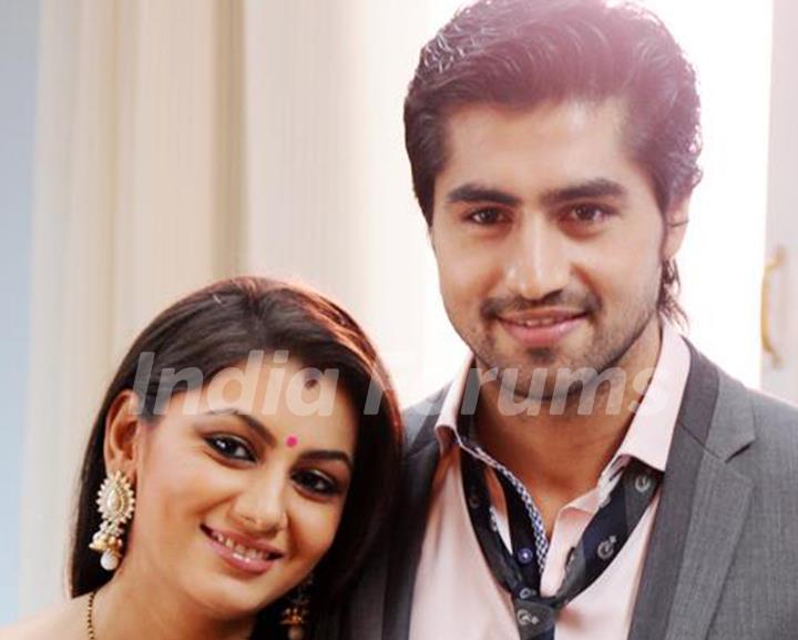 Harshad Chopda and Sriti Jha