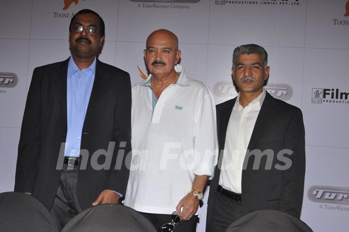 Rakesh Roshan at Turner, Film Kraft & Toonz Animation partner for Krrish television features