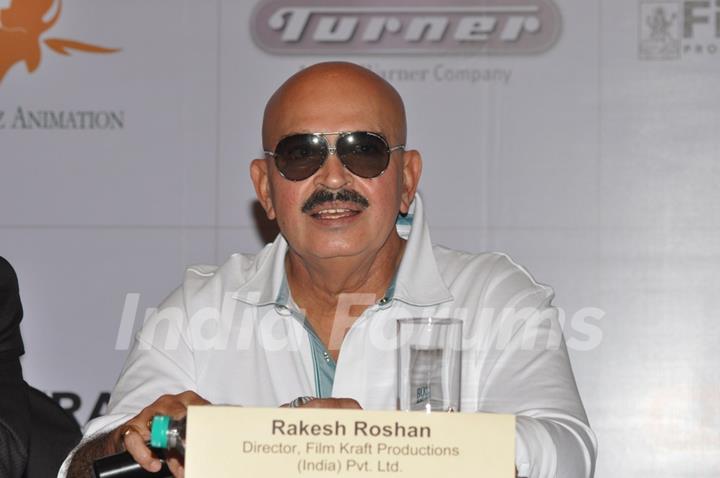 Rakesh Roshan at Turner, Film Kraft & Toonz Animation partner for Krrish television features