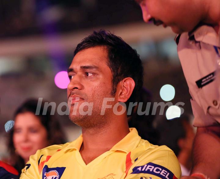 Mahendra Singh Dhoni at IPL 6 opening ceremony in Kolkata